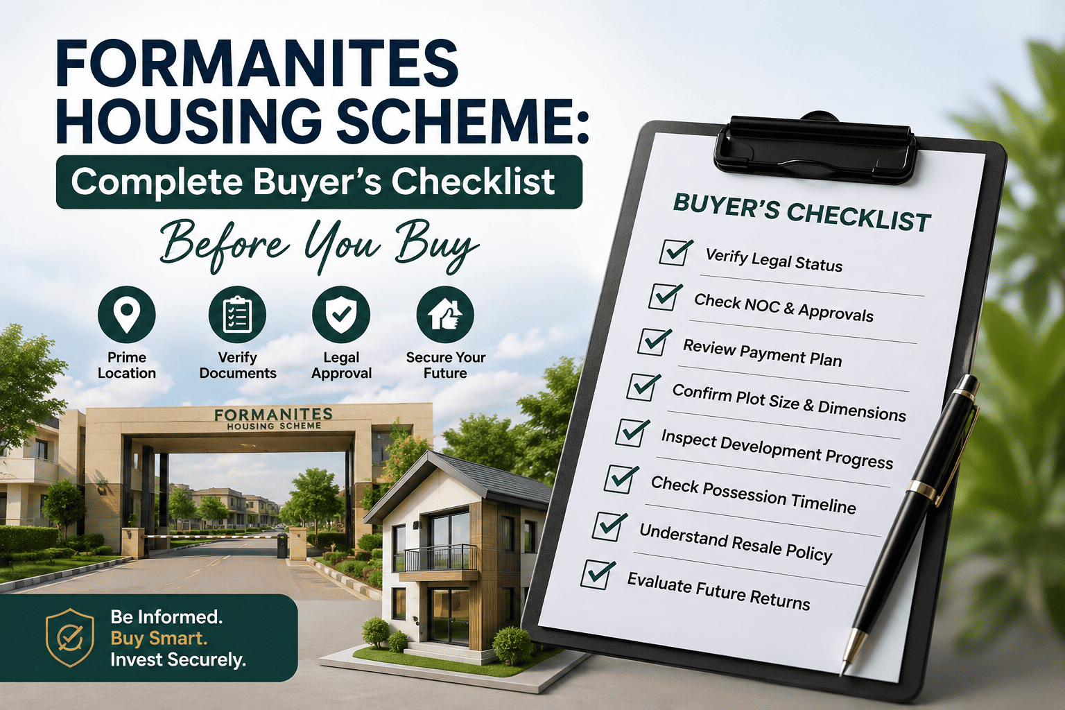Formanites Housing Scheme: Complete Buyer's Checklist Before You Buy 